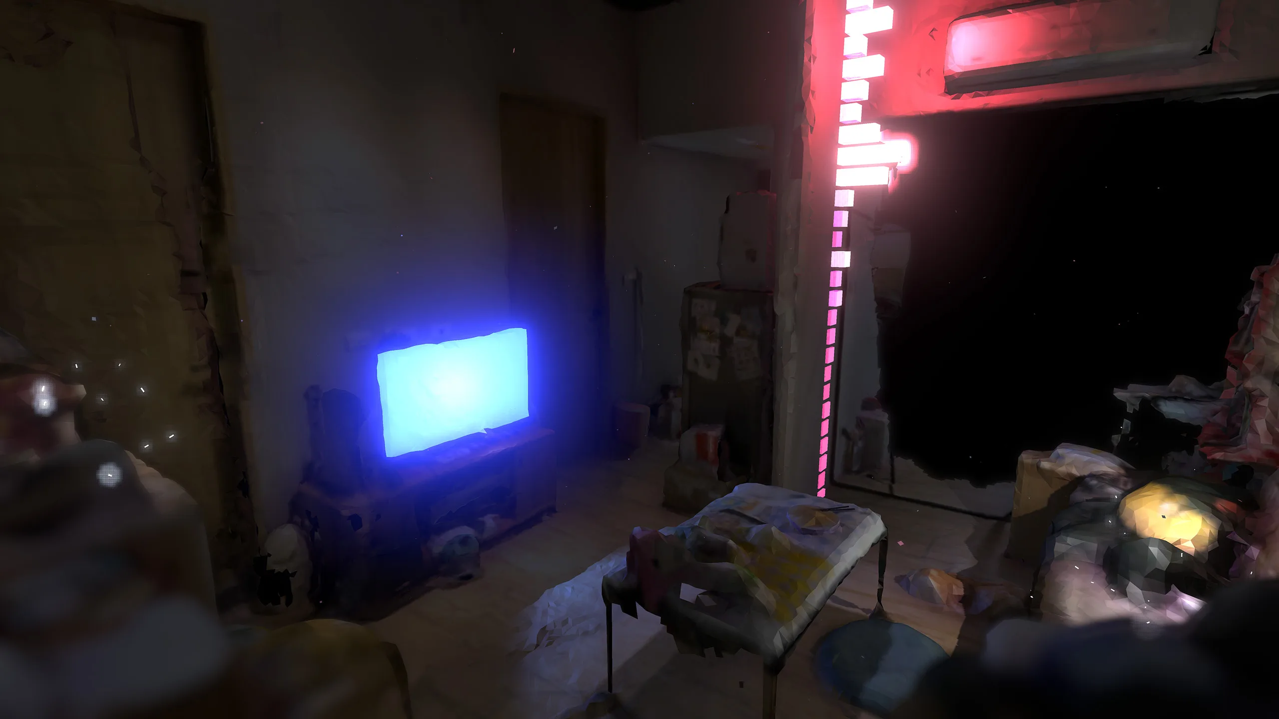 The series piece *Apartment*, you can view the recorded video on [Youtube](https://www.youtube.com/watch?v=DmKs-YT6Onw) or play with it on [akaSwap](https://akaswap.com/akaobj/3242).