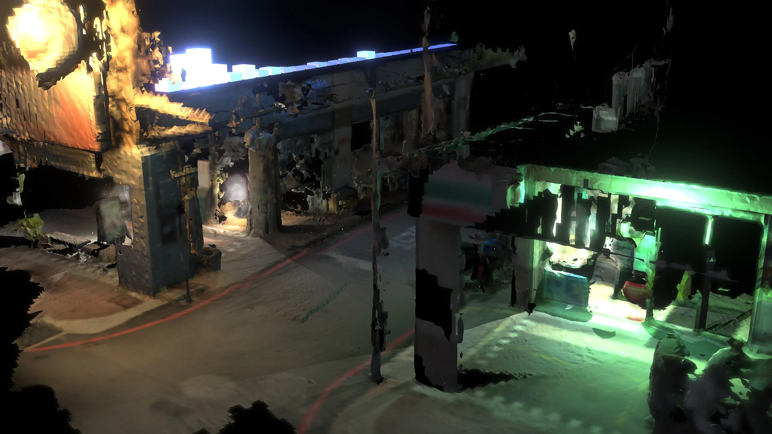 The series piece *Street*, you can view the recorded video on [Youtube](https://www.youtube.com/watch?v=8JSZBC0wLP0) or play with it on [akaSwap](https://akaswap.com/akaobj/1869).